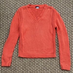 Orange J.Crew Sweater